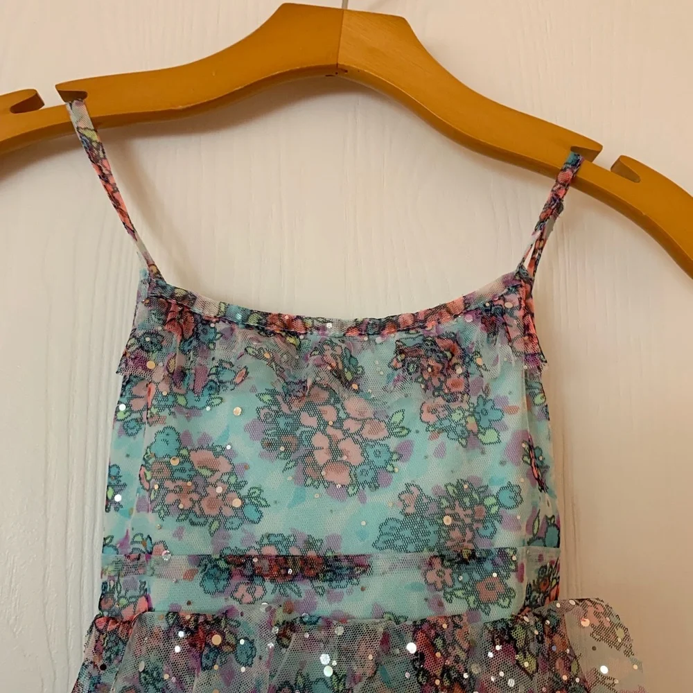 Justice ruffed dress size 7